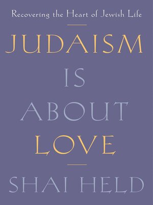 cover image of Judaism Is About Love